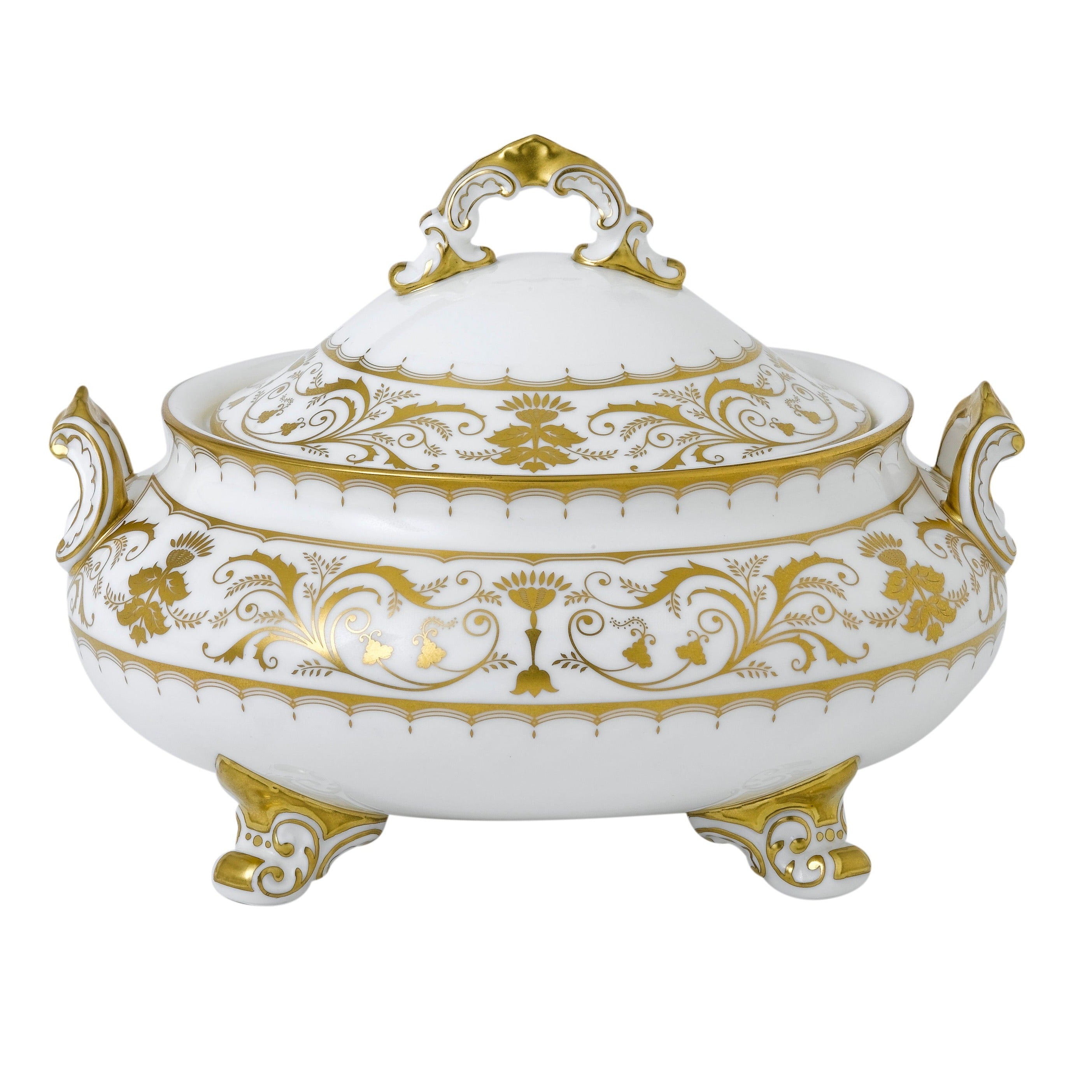 ダーリーアビー ホワイト 蓋付き野菜皿(1700ml) – ロイヤルクラウン