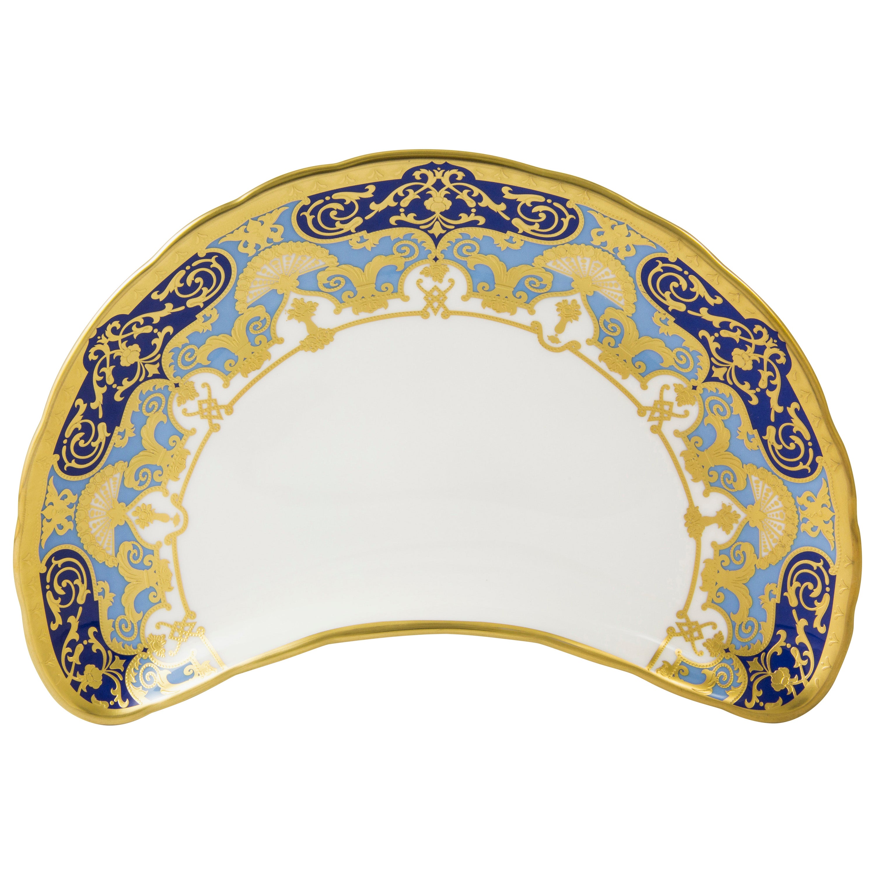 ヘリティッジ コバルト&ダークブルー サラダプレート(22.5cm)