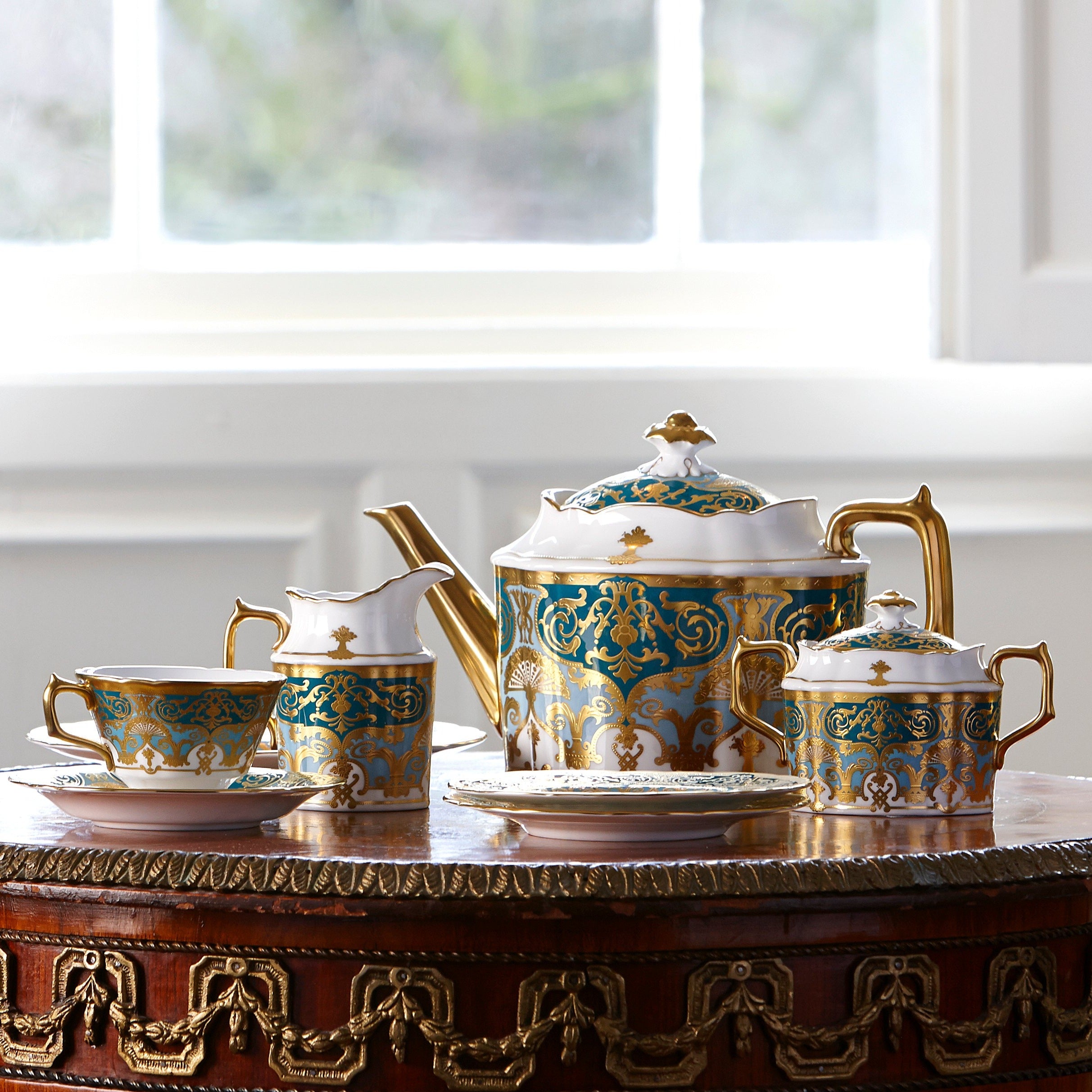 ヘリティッジ グリーン&ターコイズ クリーマー(285ml)