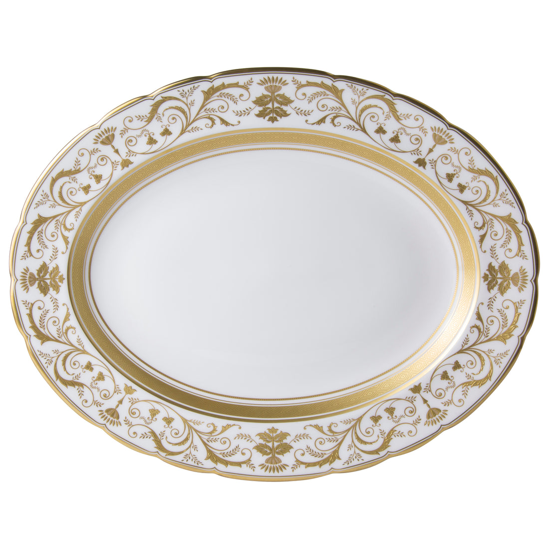 リージェンシー ホワイト オーバルディッシュ(34.5-41cm)