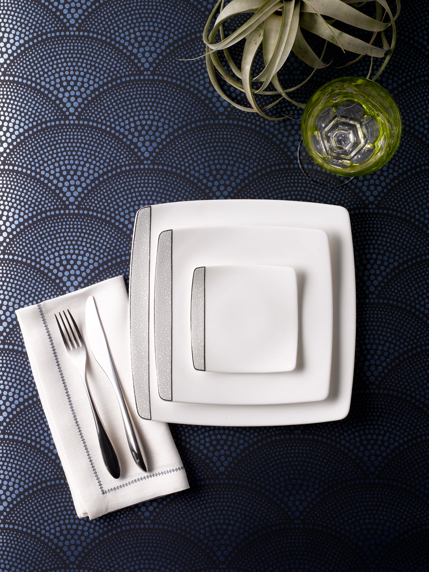 エファーヴェス パール スクウェアプレート(12.5-26.5cm)