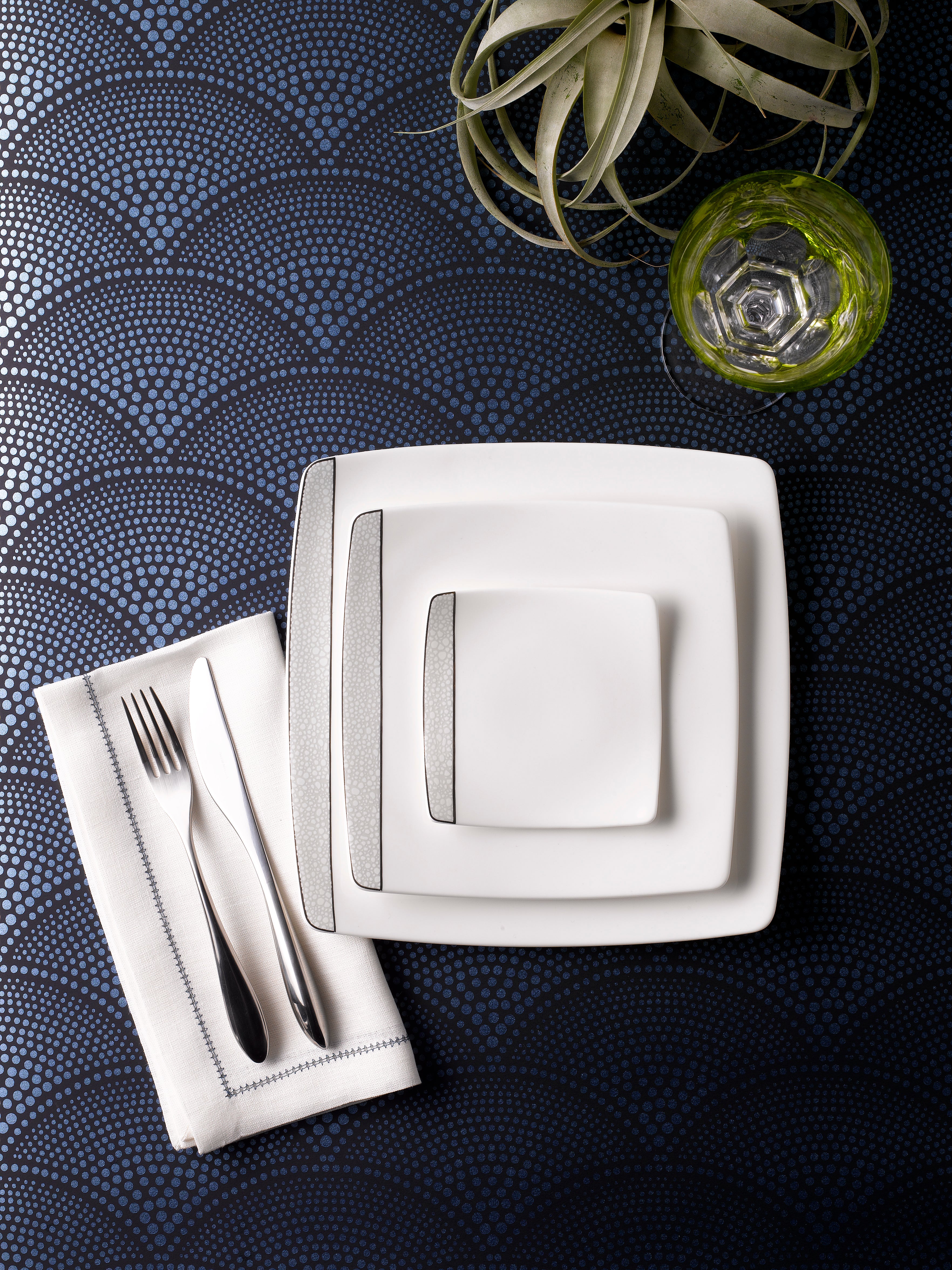 エファーヴェス パール スクウェアプレート(12.5-26.5cm)