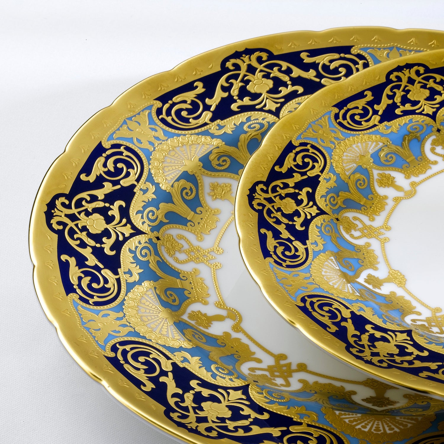 ヘリティッジ コバルト&amp;ダークブルー プレート(16-27cm)