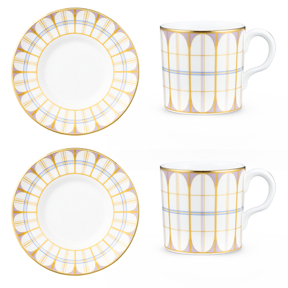 ロイヤルアトリエ コーヒーカップ＆ソーサー 2客セット