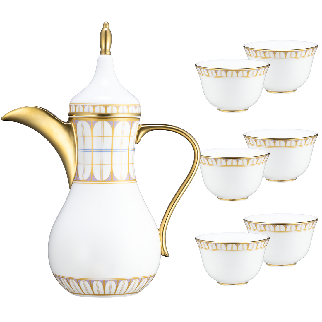 ロイヤルアトリエ アラビアンコーヒーポット＆カップ6個セット