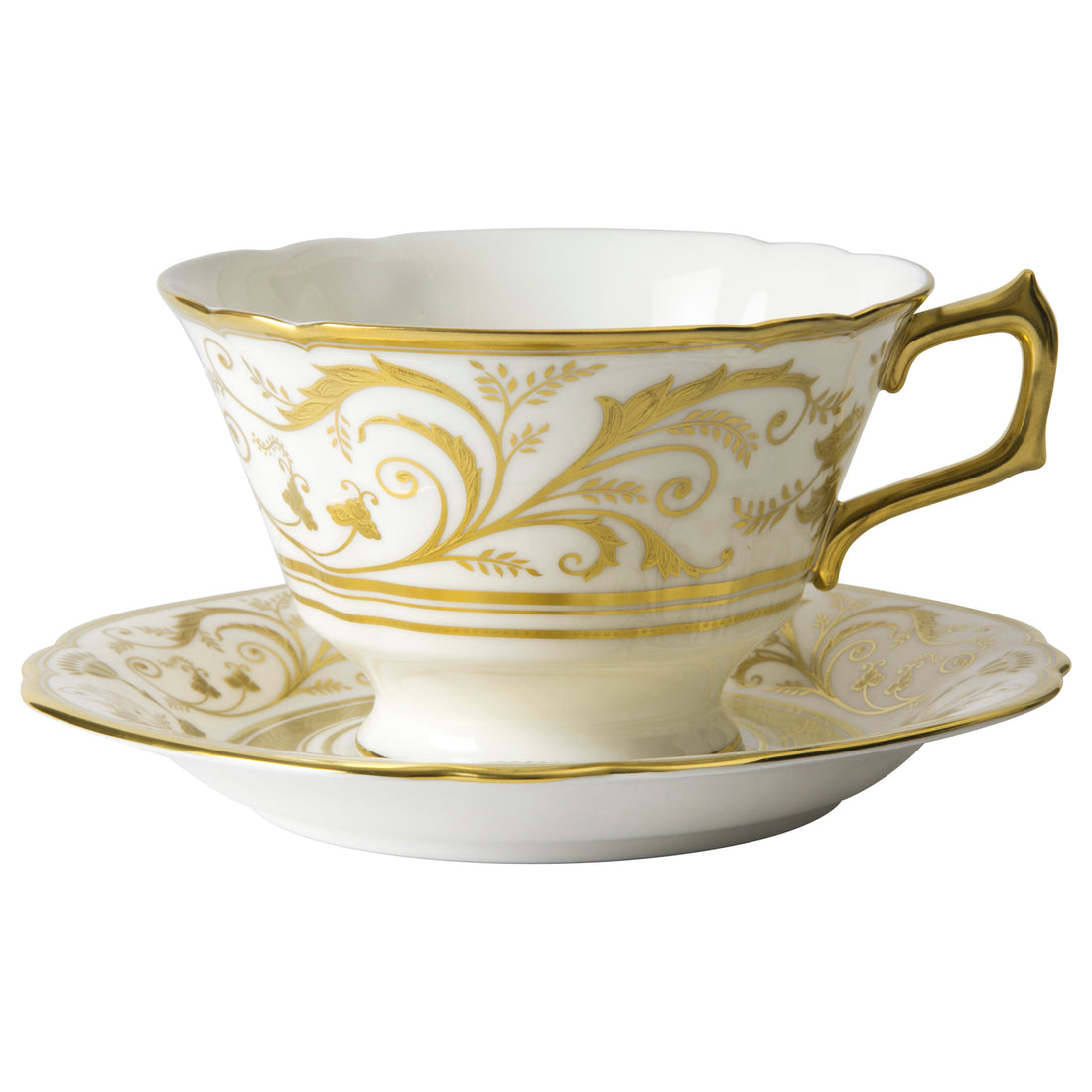 リージェンシー ホワイト ティーカップ&ソーサー(225-340ml)