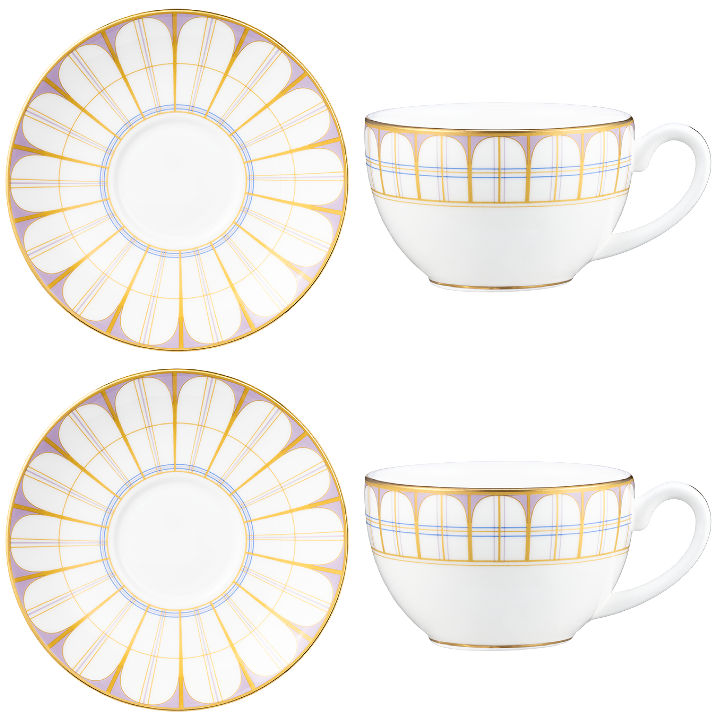 ロイヤルアトリエ ティーカップ＆ソーサー 2客セット